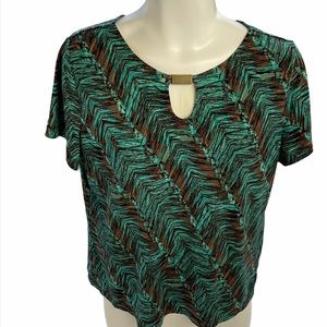 Allison Daley Petite printed blouse!
